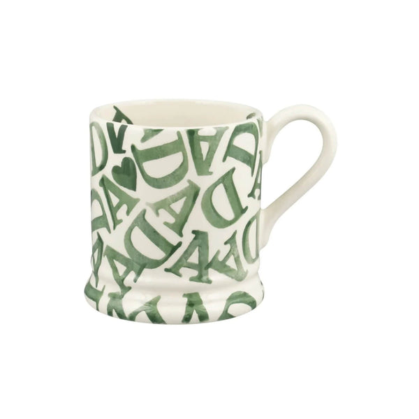 Emma Bridgewater Half Pint Mug - D.A.D Green
