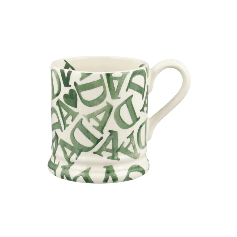 Emma Bridgewater Half Pint Mug - D.A.D Green