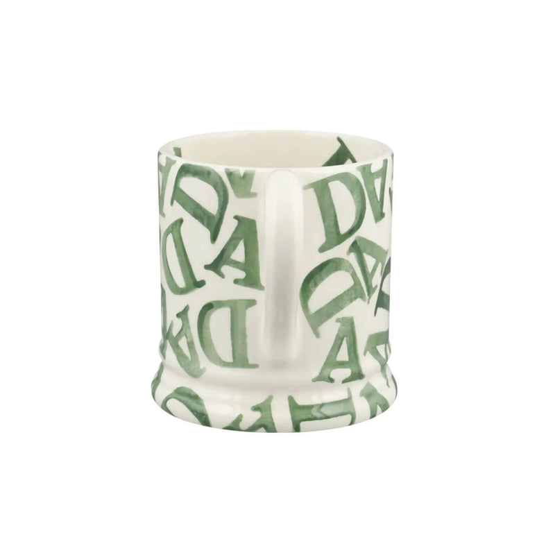 Emma Bridgewater Half Pint Mug - D.A.D Green