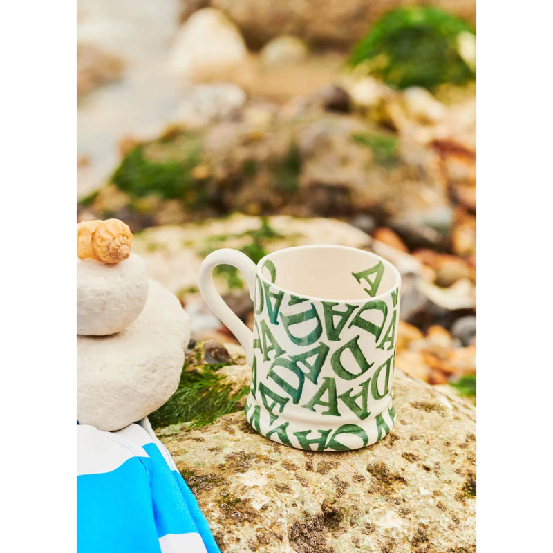 Emma Bridgewater Half Pint Mug - D.A.D Green