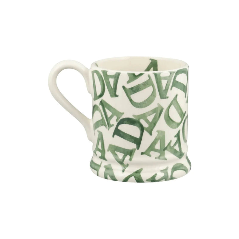 Emma Bridgewater Half Pint Mug - D.A.D Green