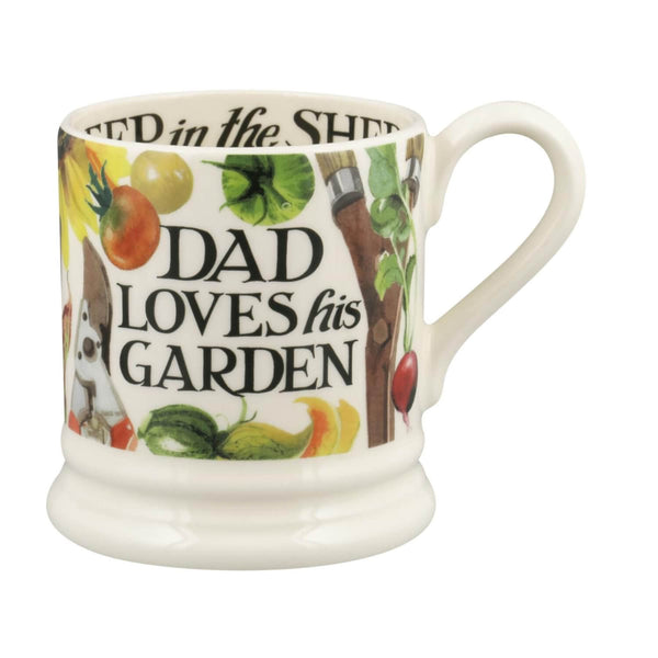 Emma Bridgewater Half Pint Mug - Dad Loves His Garden