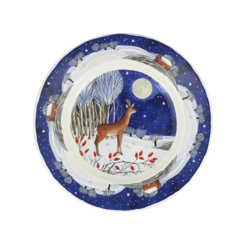 Emma Bridgewater 8 1/2" Plate - Midnight Deer