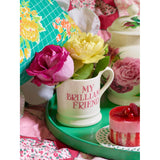 Emma Bridgewater Pink Toast Half Pint Mug - My Brilliant Friend