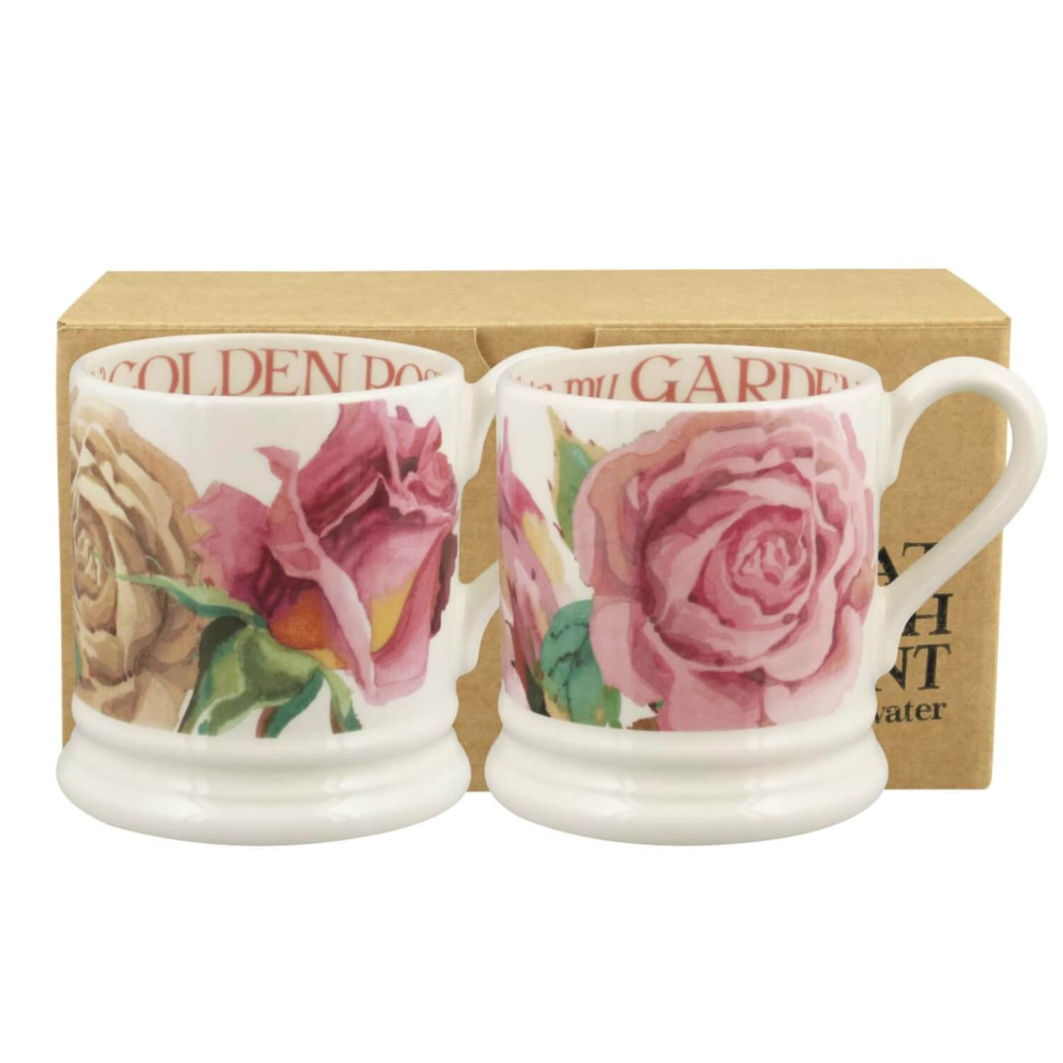 Buy Emma Bridgewater | Set Of 2 Half Pint Mugs - Roses All My Life ...
