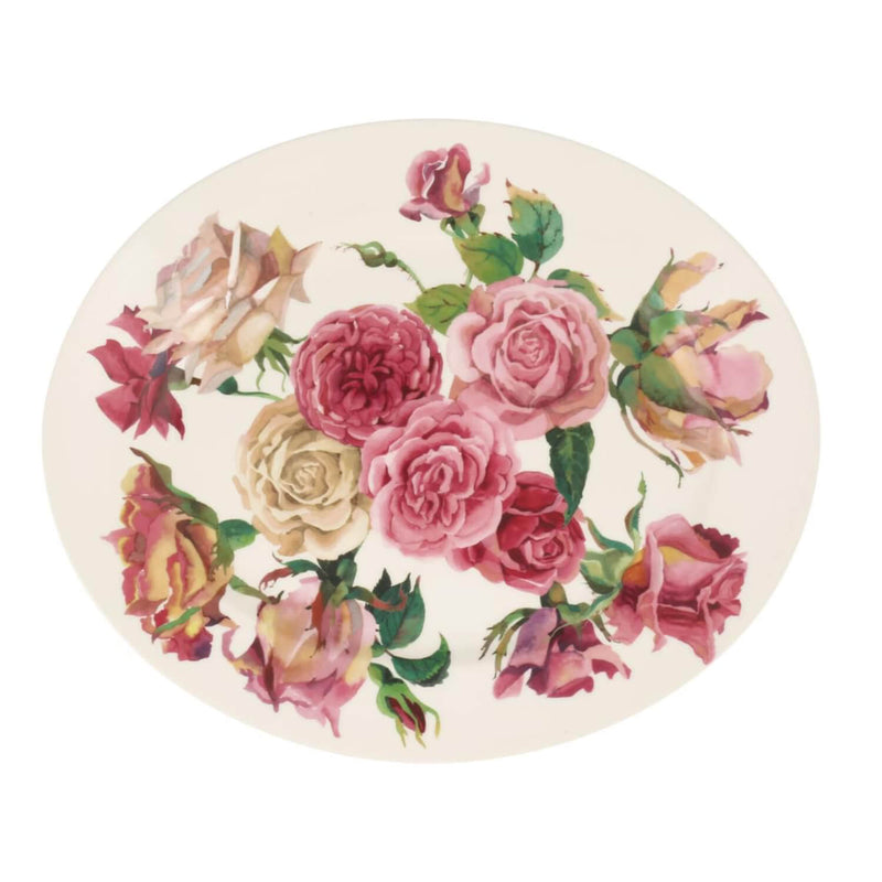 Emma Bridgewater Earthenware Medium Oval Platter - Roses All My Life