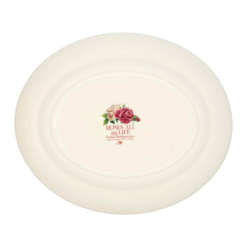 Emma Bridgewater Earthenware Medium Oval Platter - Roses All My Life