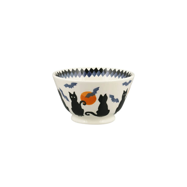 Emma Bridgewater The Wise Witches 12.5cm Small Old Bowl - Black Cats