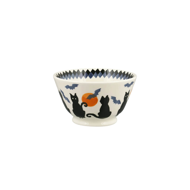 Emma Bridgewater The Wise Witches 12.5cm Small Old Bowl - Black Cats