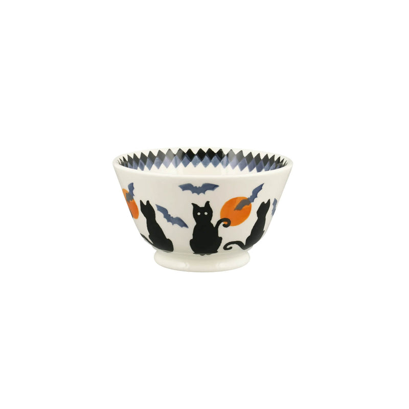 Emma Bridgewater The Wise Witches 12.5cm Small Old Bowl - Black Cats