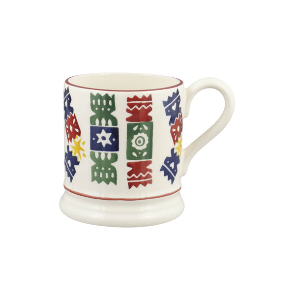 Emma Bridgewater Festive Half Pint Mug - Christmas Crackers