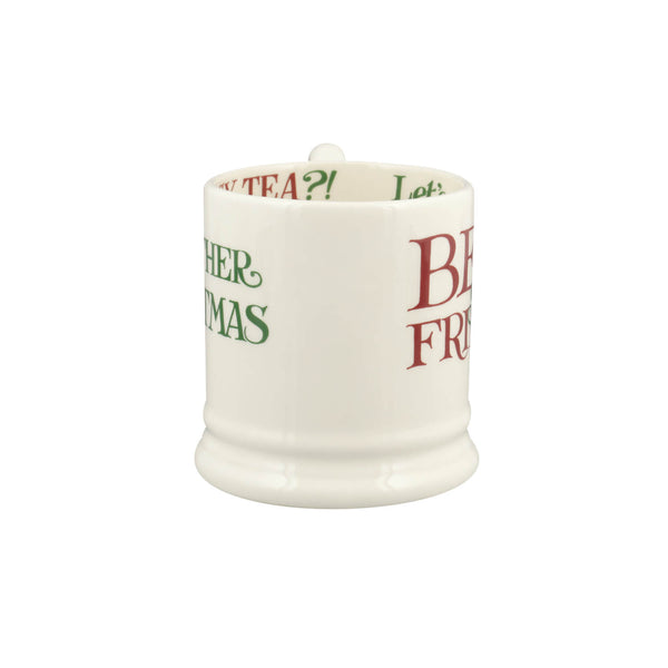 Emma Bridgewater Festive Half Pint Mug - Christmas Toast of Best Friends