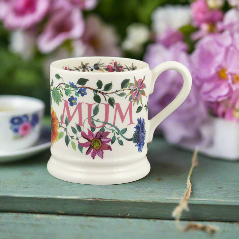 Emma Bridgewater Half Pint Mug - Garden Flowers - Mum