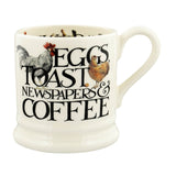Emma Bridgewater Rise & Shine Half Pint Mug - Eggs & Toast