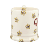 Emma Bridgewater Crowns Half Pint Mug - Queen