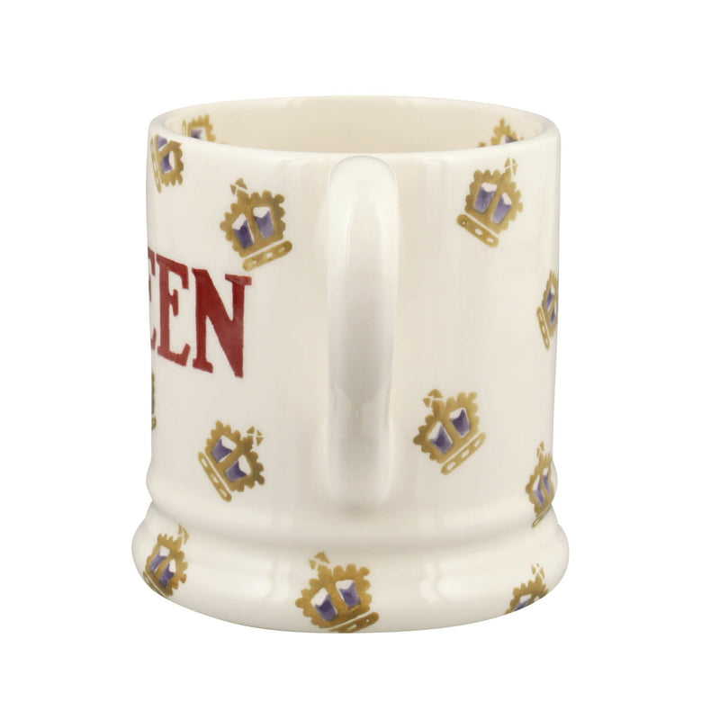 Emma Bridgewater Crowns Half Pint Mug - Queen