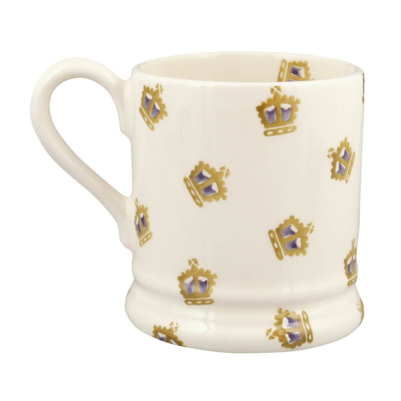 Emma Bridgewater Crowns Half Pint Mug - Queen