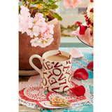 Emma Bridgewater Half Pint Mug - L.O.V.E - Polka Red