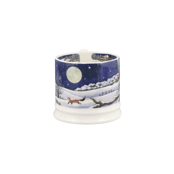 Emma Bridgewater 175ml Small Festive Mug - Midnight Robin