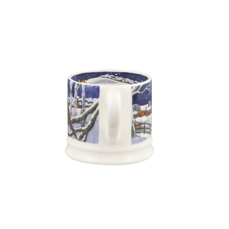 Emma Bridgewater 175ml Small Festive Mug - Midnight Robin