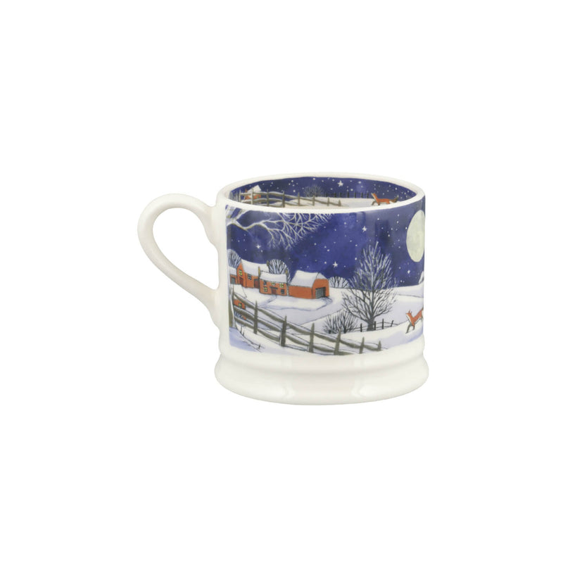 Emma Bridgewater 175ml Small Festive Mug - Midnight Robin