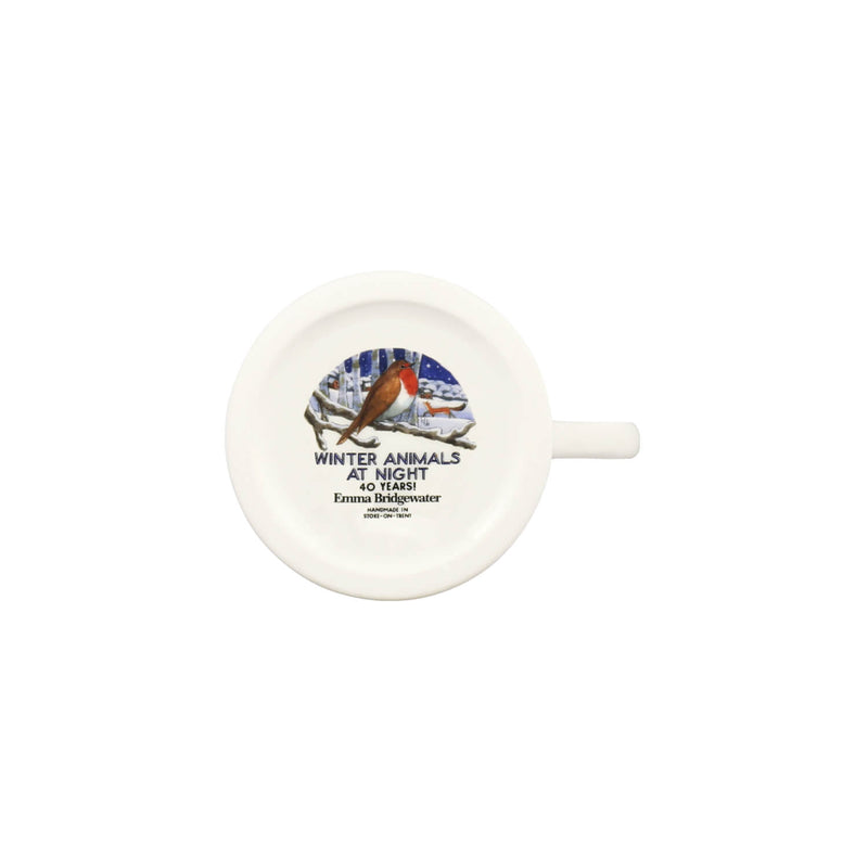 Emma Bridgewater 175ml Small Festive Mug - Midnight Robin