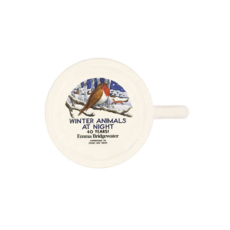 Emma Bridgewater Festive Half Pint Mug - Midnight Robin