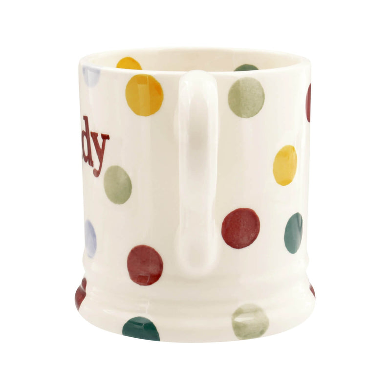 Emma Bridgewater Polka Dot Half Pint Mug - Daddy