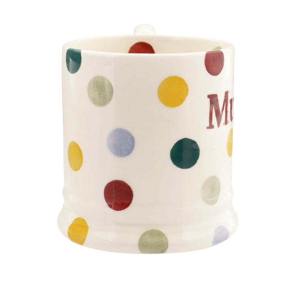 Emma Bridgewater Polka Dot Half Pint Mug - Mummy