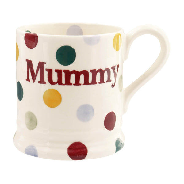 Emma Bridgewater Polka Dot Half Pint Mug - Mummy