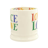 Emma Bridgewater Rainbow Toast Half Pint Mug - Love Is Love