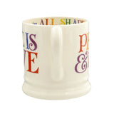 Emma Bridgewater Rainbow Toast Half Pint Mug - Love Is Love