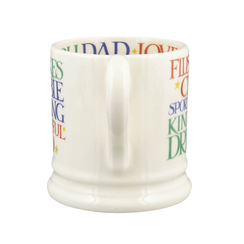 Emma Bridgewater Rainbow Toast Half Pint Mug - Wonderful Dad