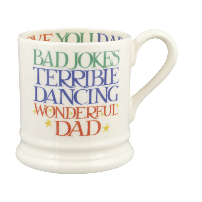 Emma Bridgewater Rainbow Toast Half Pint Mug - Wonderful Dad