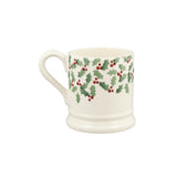 Emma Bridgewater Festive Half Pint Mug - Scattered Holly