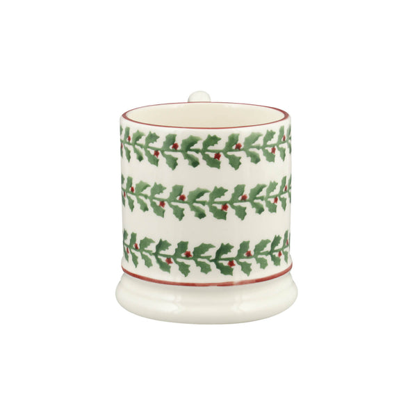Emma Bridgewater Festive Half Pint Mug - Tiny Holly