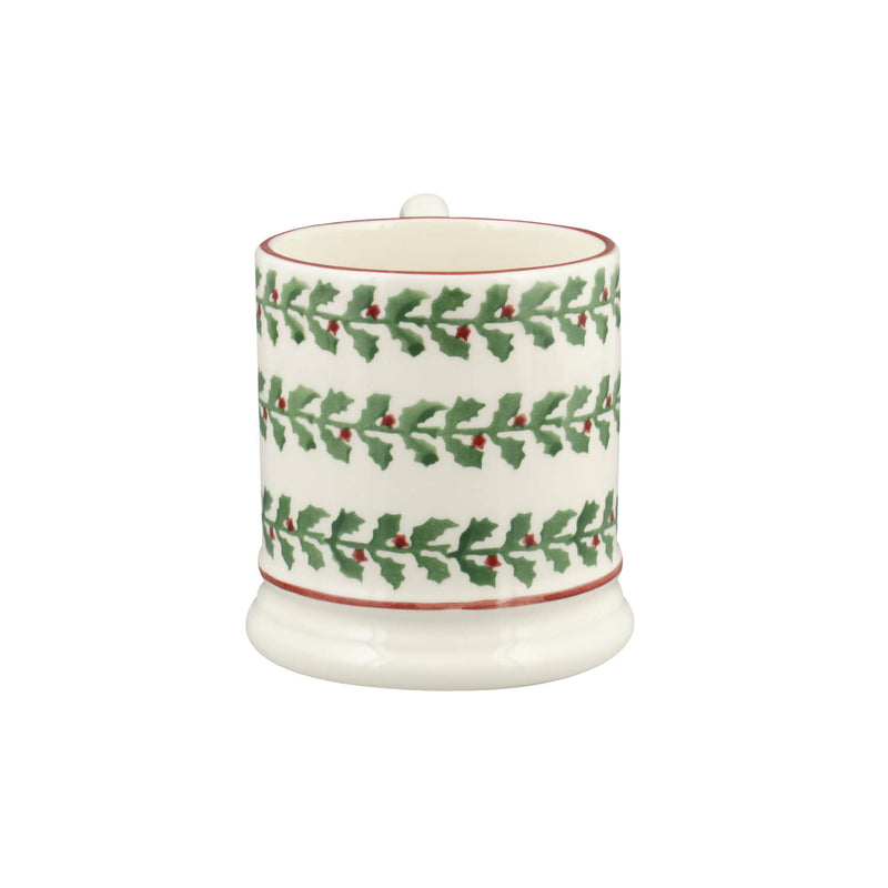 Emma Bridgewater Festive Half Pint Mug - Tiny Holly