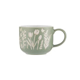 Mason Cash In The Meadow 400ml Tulip Mug - Green