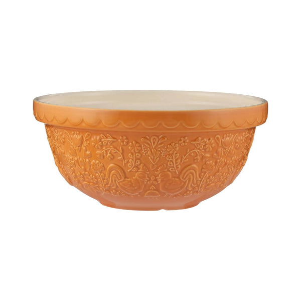 Mason Cash Stoneware Home To Roost S24 24cm Mixing Bowl - Orange