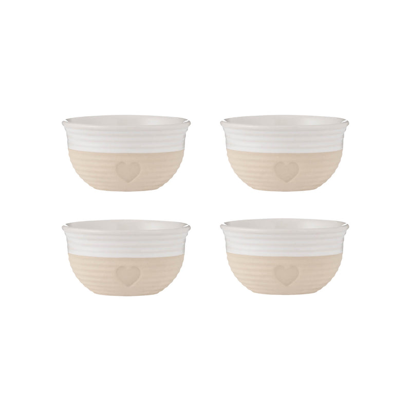 Mason Cash Stoneware Rustic Charm 9.5cm Mini Bowls - Set of 4