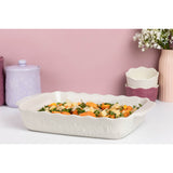 Mason Cash In The Meadow 37.5cm Stoneware Rectangular Dish - Cream