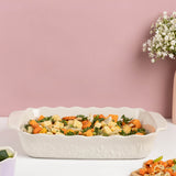 Mason Cash In The Meadow 37.5cm Stoneware Rectangular Dish - Cream