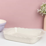 Mason Cash In The Meadow 37.5cm Stoneware Rectangular Dish - Cream