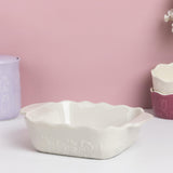 Mason Cash In The Meadow 24cm Stoneware Square Dish - Cream