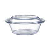 Mason Cash Classic Round Glass 1 Litre Casserole Dish with Lid