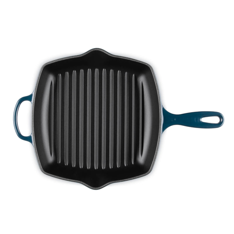 Le Creuset Signature Cast Iron 26cm Square Grillit - Nuit