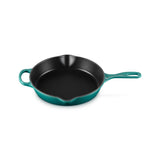 Le Creuset Signature Cast Iron 26cm Deep Round Skillet - Bleu Riviera