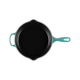 Le Creuset Signature Cast Iron 26cm Deep Round Skillet - Bleu Riviera