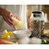 Joseph Joseph Multi-Grip Box Grater with Precision Food Grip - Yellow