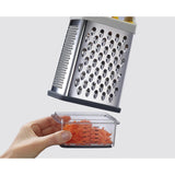 Joseph Joseph Multi-Grip Box Grater with Precision Food Grip - Yellow